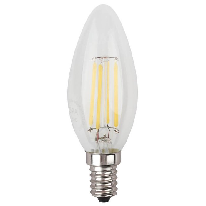 Лампа светодиодная филаментная E14 7W 4000K прозрачная