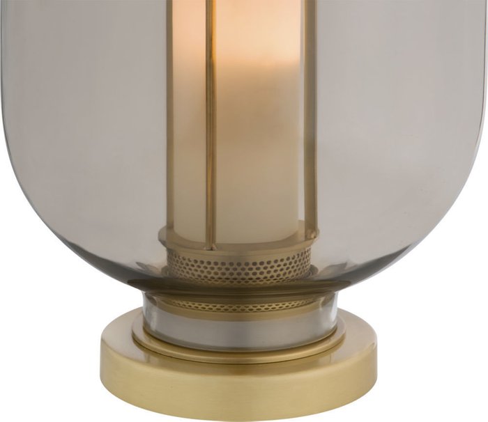 Лампа настольная Grey с серым плафоном - купить Настольные лампы по цене 20592.0