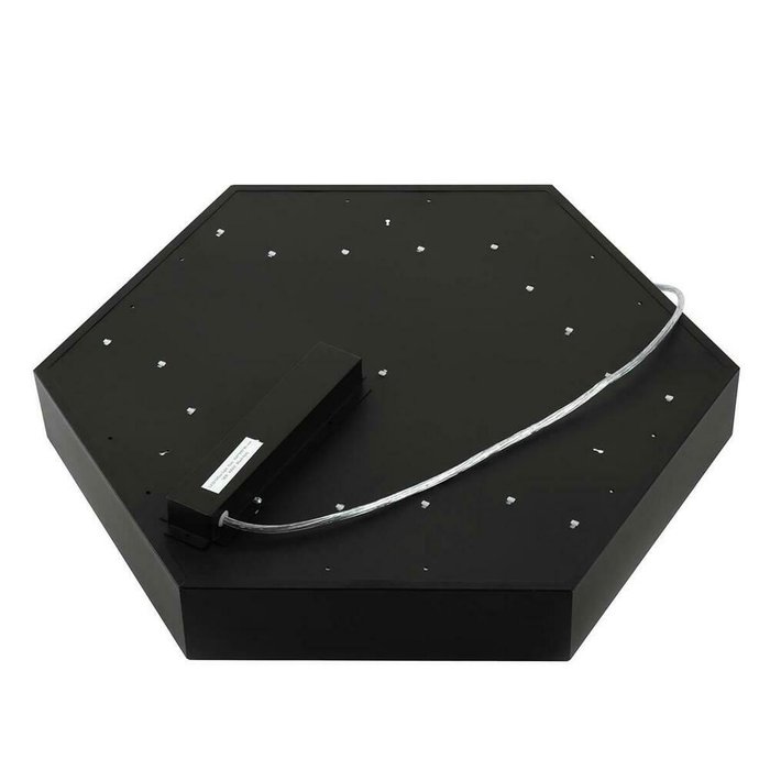 Подвесной светодиодный cветильник Geometria Hexagon черно-белого цвета - лучшие Подвесные светильники в INMYROOM
