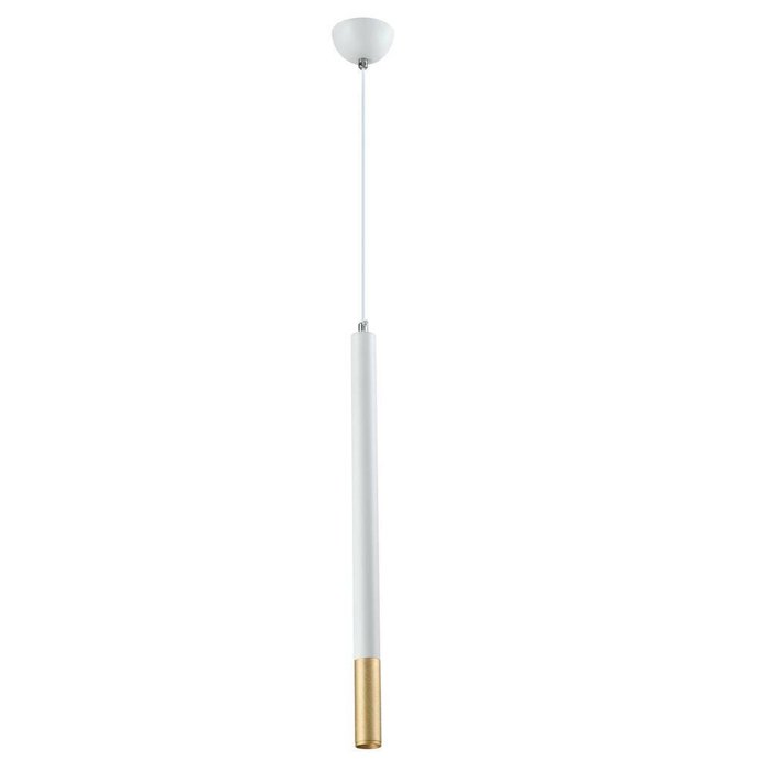 Светодиодный подвесной светильник Shumer бело-золотого цвета - купить Подвесные светильники по цене 5990.0
