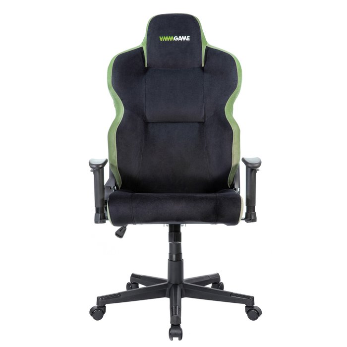 Игровое компьютерное кресло Unit Fabric Upgrade черно-зеленого цвета - купить Офисные кресла по цене 25490.0