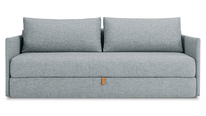 Диван-кровать Коя серого цвета - купить Прямые диваны по цене 43600.0