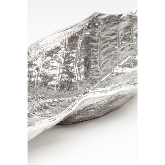 Миска Leaf серебряного цвета - купить Вазы  по цене 30670.0