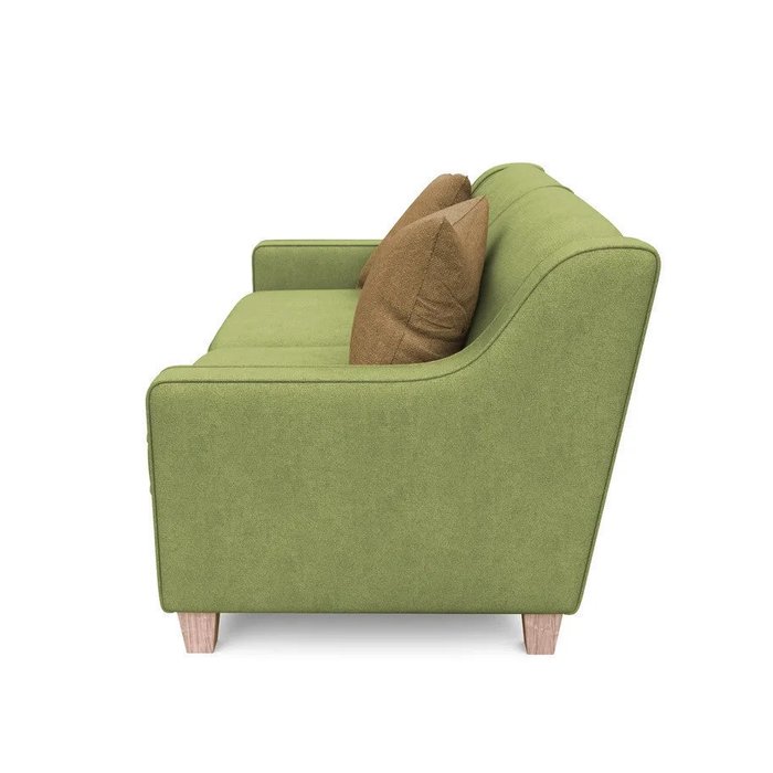 Двухместный диван-кровать Агата M зеленого цвета - лучшие Прямые диваны в INMYROOM