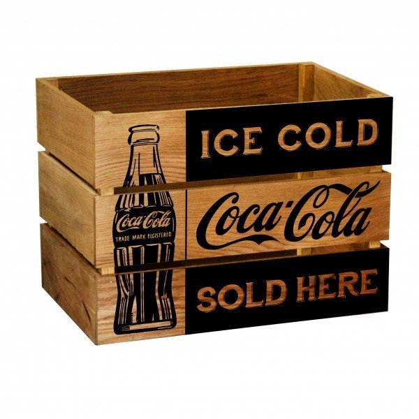 Ящик Coca-cola из массива дуба 