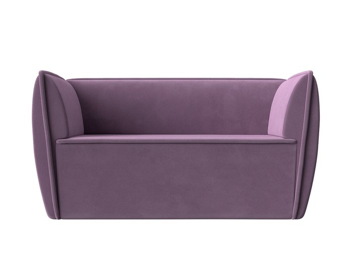 Прямой диван Бергамо сиреневого цвета - купить Прямые диваны по цене 26999.0