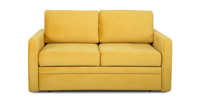 Диван-кровать Бруно желтого цвета 