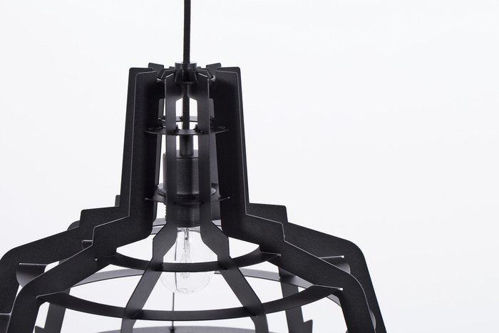 Подвесной светильник Slice черного цвета - купить Подвесные светильники по цене 13600.0