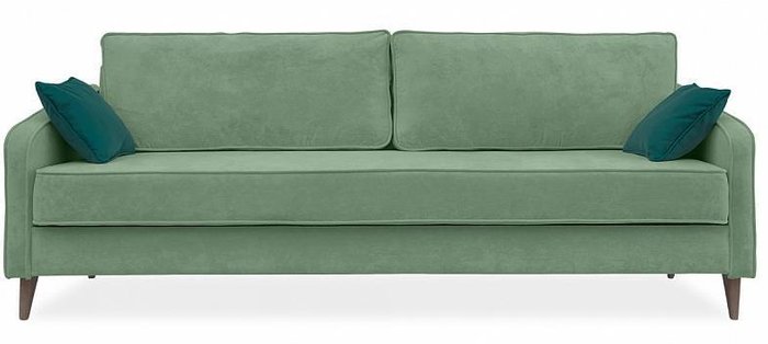 Диван-кровать прямой Хоуп  Green зеленого цвета