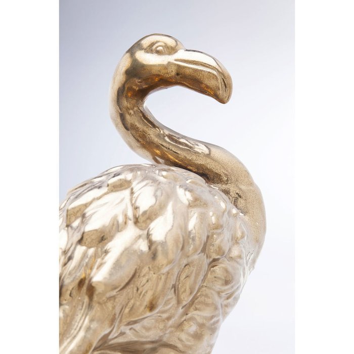 Статуэтка Flamingo золотого цвета - лучшие Фигуры и статуэтки в INMYROOM