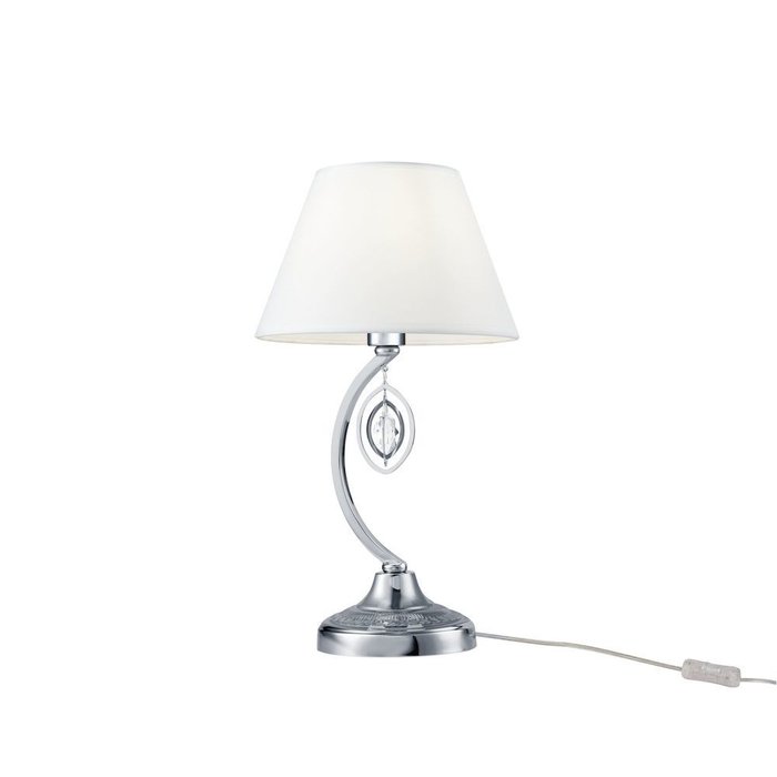 Настольная лампа Luciana с белым абажуром 
