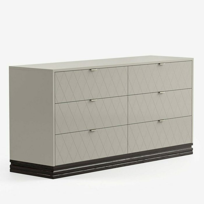 Комод Timeless TLD059 серо-бежевого цвета Комод Timeless TLD059 серо-бежевого цвета