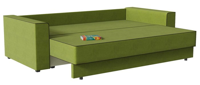 Диван-кровать Принстон (Сильвио)  Green зеленого цвета - лучшие Прямые диваны в INMYROOM