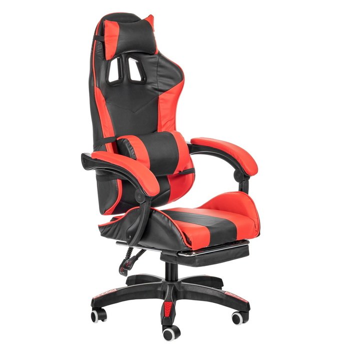 Компьютерное кресло Alfa красно-черного цвета