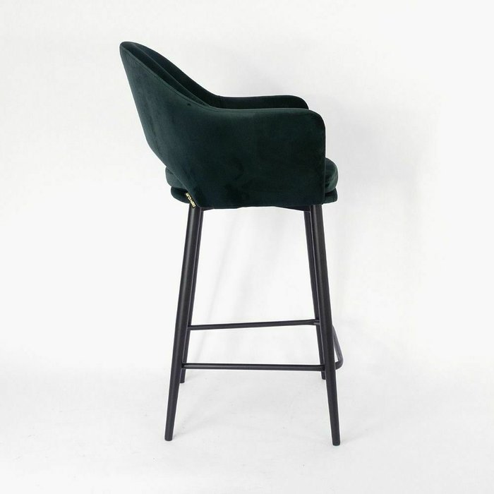 Стул полубарный Магриб темно-зеленого цвета - лучшие Барные стулья в INMYROOM