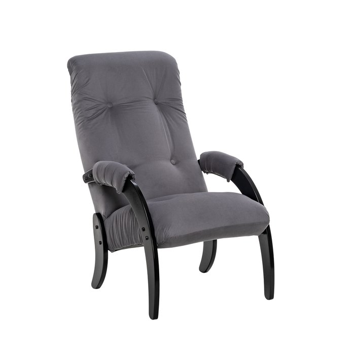 Кресло для отдыха Модель 61 серого цвета