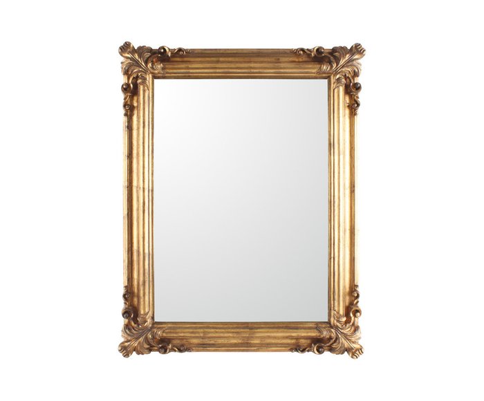 Зеркало настенное в золотой раме