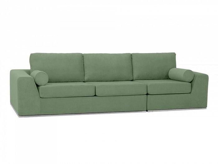 Угловой диван-кровать Igarka зеленого цвета - купить Угловые диваны по цене 151900.0
