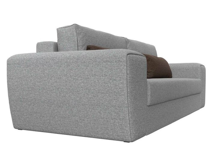 Прямой диван-кровать Лига 008 серого цвета - лучшие Прямые диваны в INMYROOM