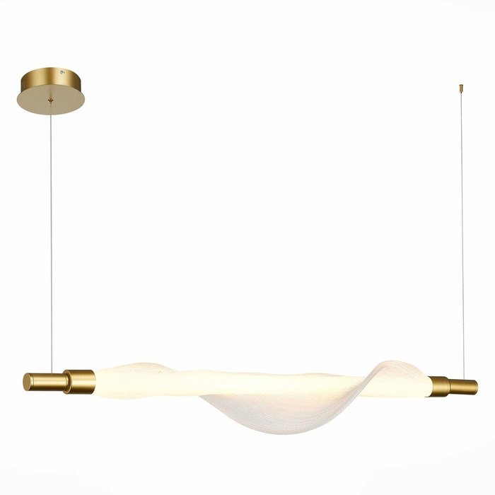 Светильник подвесной Alva бело-золотистого цвета - лучшие Подвесные светильники в INMYROOM