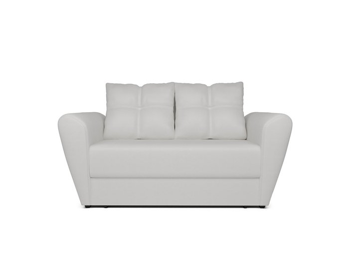 Прямой диван-кровать Квартет белого цвета - купить Прямые диваны по цене 24490.0