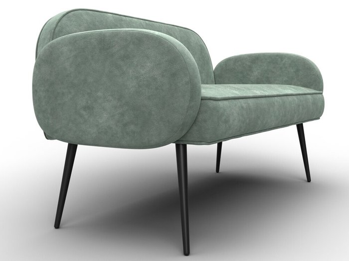 Диван Лига-086 зеленого цвета - лучшие Прямые диваны в INMYROOM