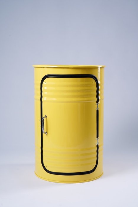 Тумба для хранения-бочка желтого цвета - купить Тумбы для хранения (не использовать) по цене 16500.0