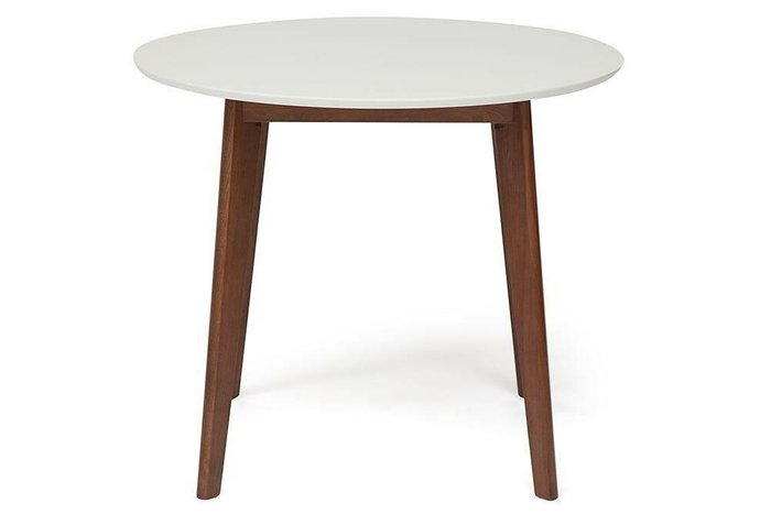 Обеденный стол Bosco бело-коричневого цвета - купить Обеденные столы по цене 12620.0