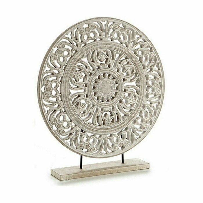 Декоративная фигура Mandala Белый 7 x 49 x 44 cm (6 штук) - купить Фигуры и статуэтки по цене 13793.0