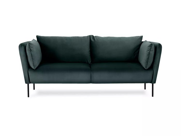 Диван Copenhagen темно-зеленого цвета - купить Прямые диваны по цене 69930.0
