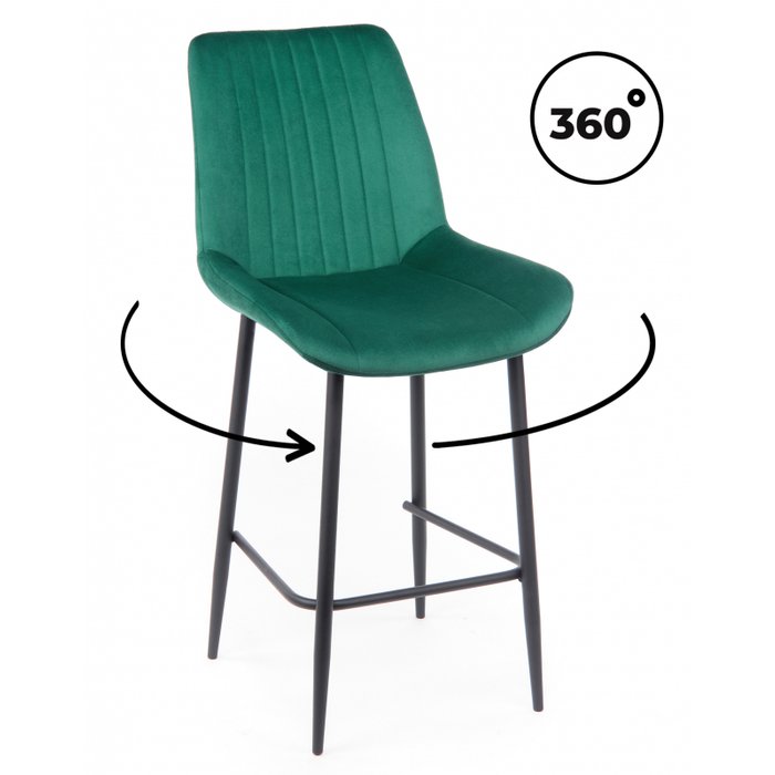 Барный стул Седа 360 зеленого цвета вращающийся - купить Барные стулья по цене 6600 Барный стул Седа 360 зеленого цвета вращающийся - купить Барные стулья по цене 6600