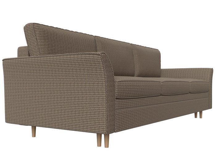Прямой диван-кровать София коричнево-бежевого цвета - лучшие Прямые диваны в INMYROOM