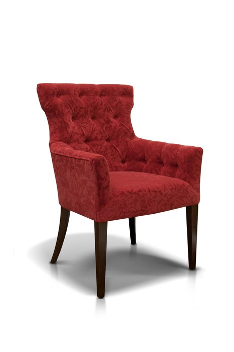 кресло Byron красного цвета