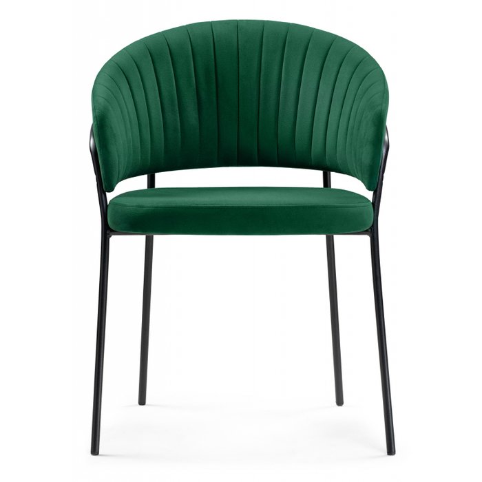 Обеденный стул Лео зеленого цвета - купить Обеденные стулья по цене 5990.0