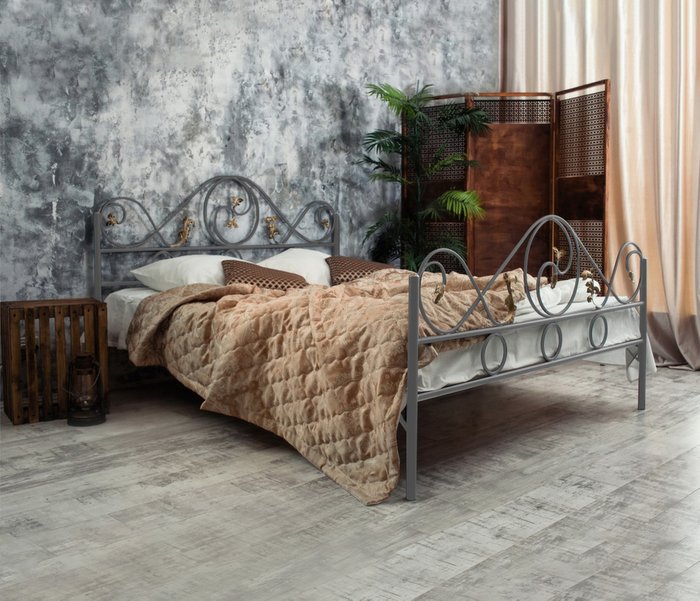 Кровать Венеция 180х200 серого цвета - лучшие Кровати для спальни в INMYROOM