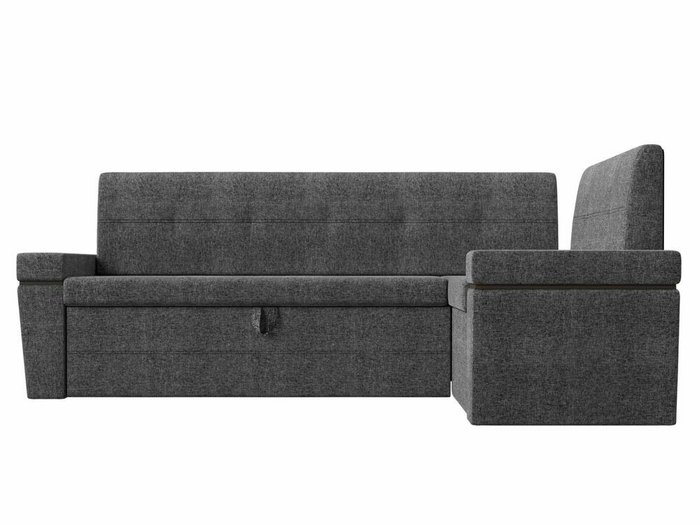 Угловой диван-кровать Деметра серого цвета правый угол - купить Угловые диваны по цене 44999.0