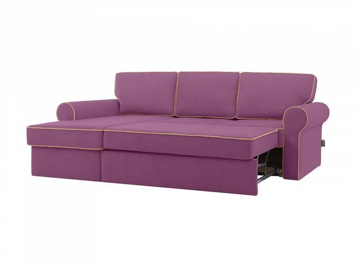 Угловой диван-кровать Murom пурпурного цвета - лучшие Угловые диваны в INMYROOM