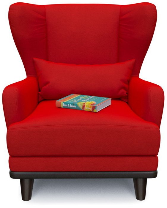 Кресло Роберт Людвиг дизайн 8 красного цвета - купить Интерьерные кресла по цене 6950.0