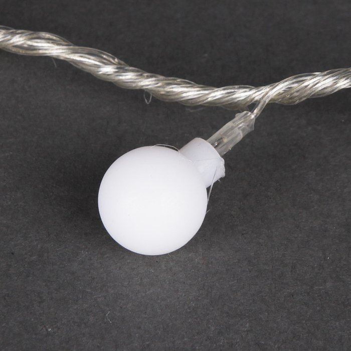 A-002 LED RGB гирлянда светодиодная 10м 100LED c насадками "шарик" - купить Гирлянды по цене 1700