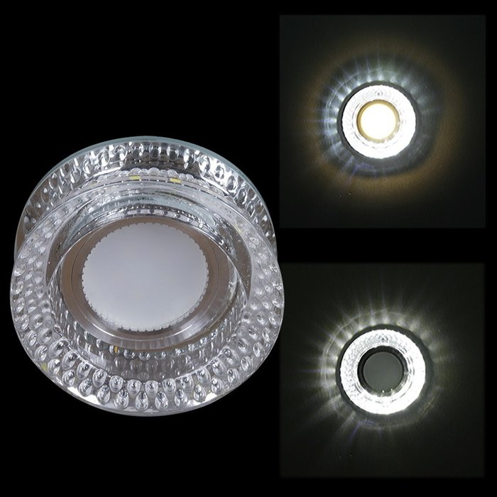 Встраиваемый светильник 71090-9.0-001D MR16 +LED3W WT (стекло, цвет прозрачный) Встраиваемый светильник 71090-9.0-001D MR16 +LED3W WT (стекло, цвет прозрачный)