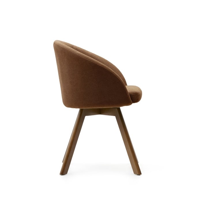 Стул вращающийся Marvin коричневого цвета - лучшие Обеденные стулья в INMYROOM