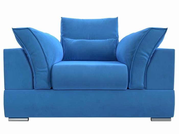 Кресло Пекин голубого цвета - купить Интерьерные кресла по цене 41999.0