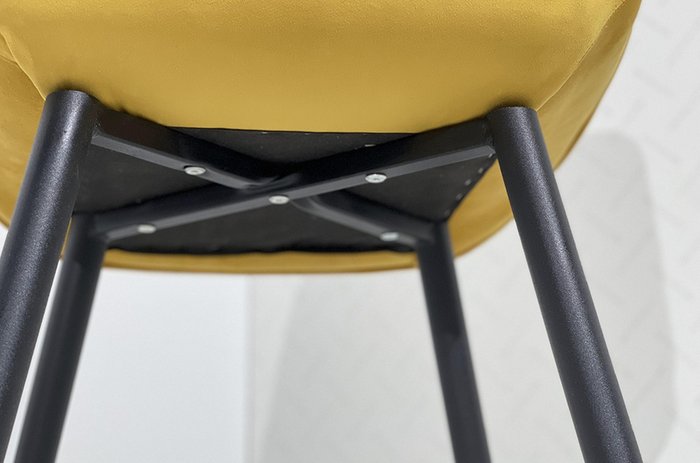 Стул Лари желтого цвета - лучшие Обеденные стулья в INMYROOM