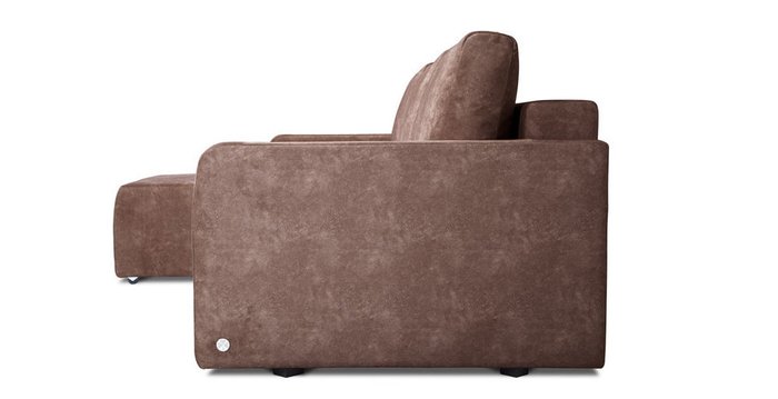 Угловой диван-кровать Хэнк коричневого цвета - лучшие Угловые диваны в INMYROOM