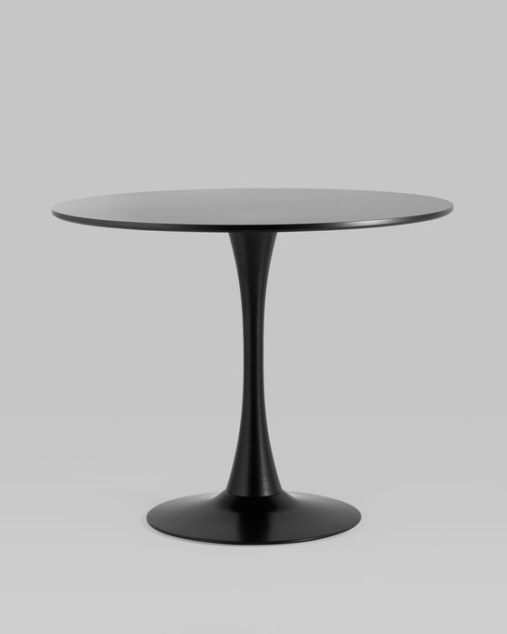 Стол обеденный Tulip D90 черного цвета - купить Обеденные столы по цене 13990.0