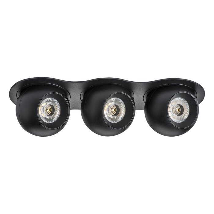 Светильник INTERO LED 9W*3 850LM*3 24G ЧЕРНЫЙ 3000K (217637+217072+217072+217072) Светильник INTERO LED 9W*3 850LM*3 24G ЧЕРНЫЙ 3000K (217637+217072+217072+217072)