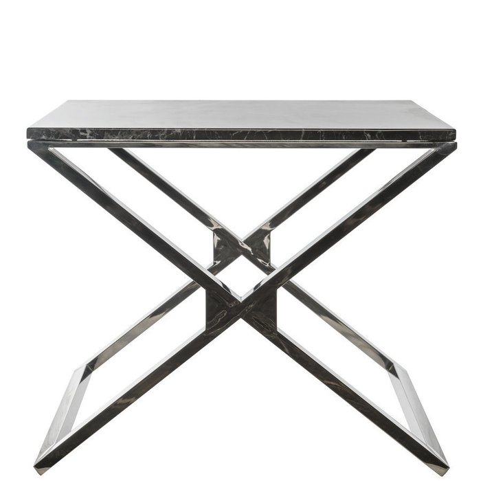 Приставной столик  со столешницей из искусственного мрамора - купить Кофейные столики по цене 36915.0