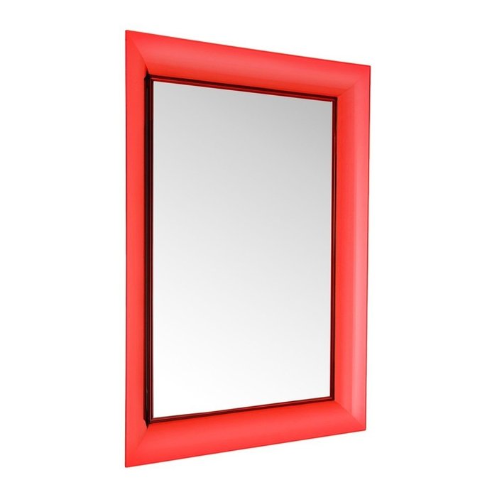 Зеркало Francois Ghost глянцево-красного цвета - лучшие Настенные зеркала в INMYROOM