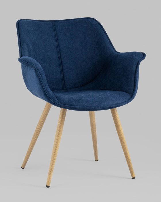 Стул Джулиан темно-синего цвета - купить Обеденные стулья по цене 7990.0