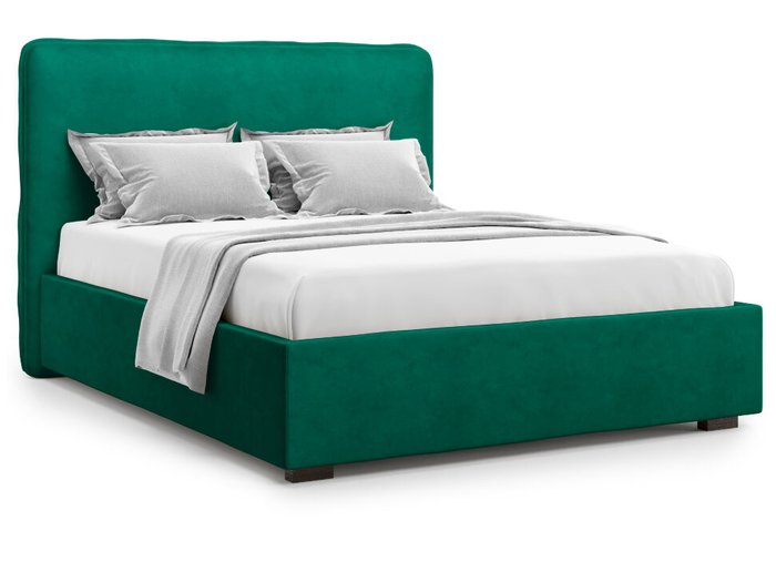 Кровать Brachano 140х200 зеленого цвета с подъемным механизмом  - купить Кровати для спальни по цене 37000.0